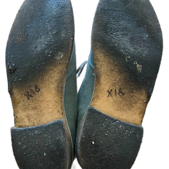 JIL SANDER Baby Blue Suede Desert Chukka Boots    Mens Size US 11.5 - Picture 7 of 7